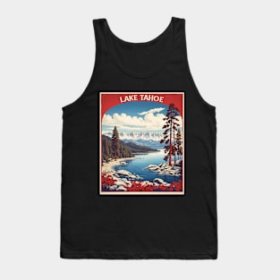 Lake Tahoe United States of America Tourism Vintage Poster Tank Top